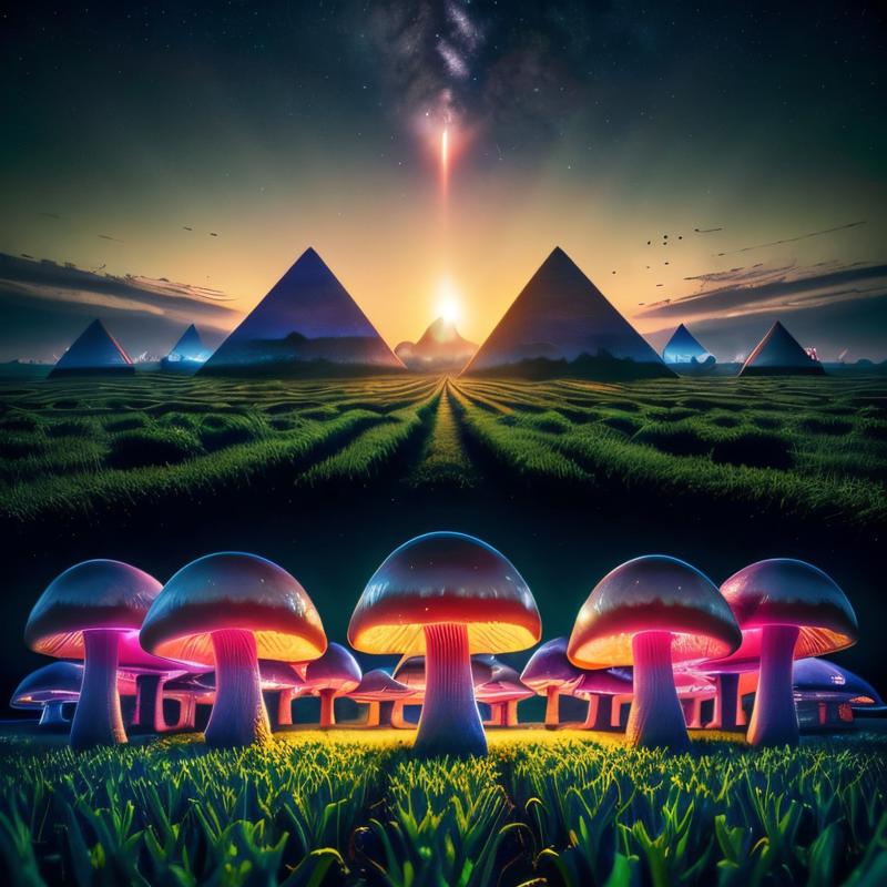 00258-813094607-masterpiece, intricate photo, field of giant pink mushrooms, gloomy green pyramids with shiny sleek sides in the wasteland by ni.jpg